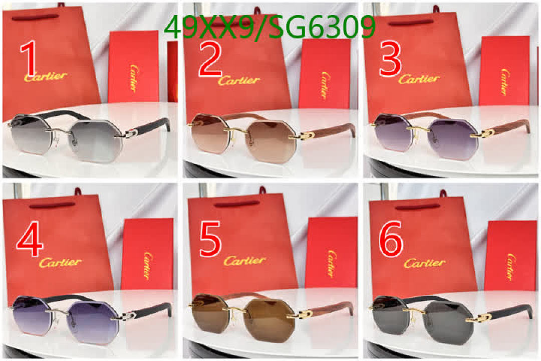 Cartier-Glasses Code: SG6309 $: 49USD