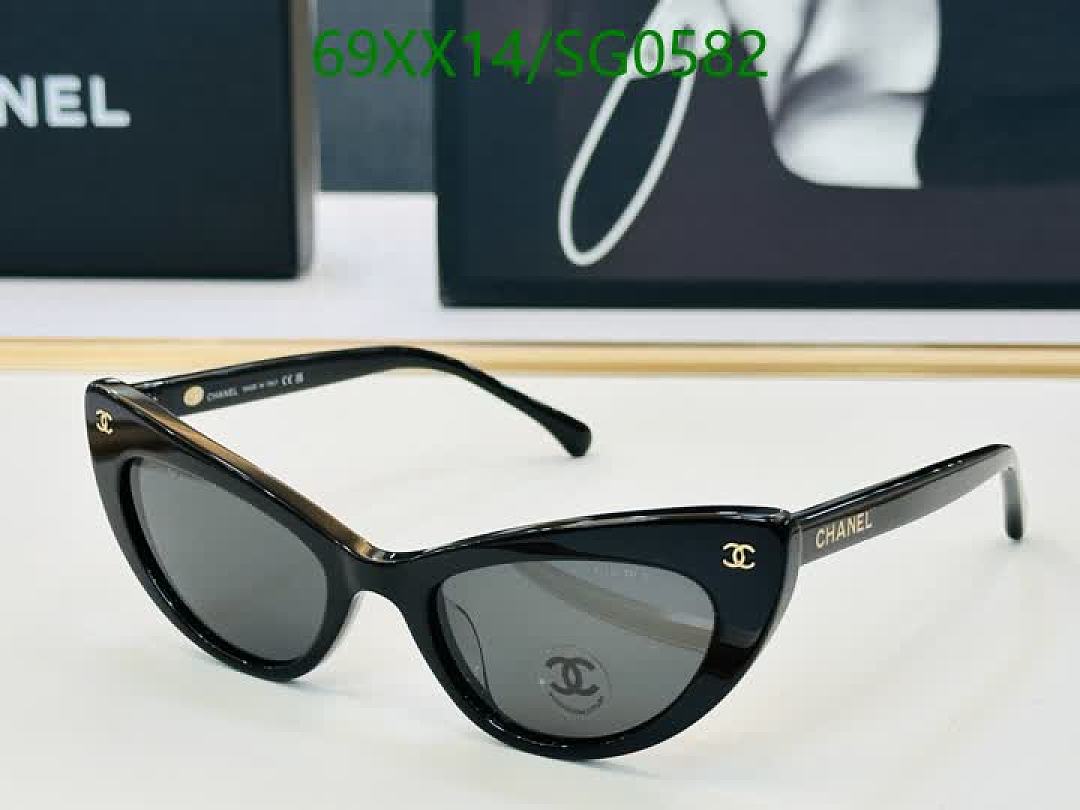 Chanel-Glasses Code: SG0582 $: 69USD