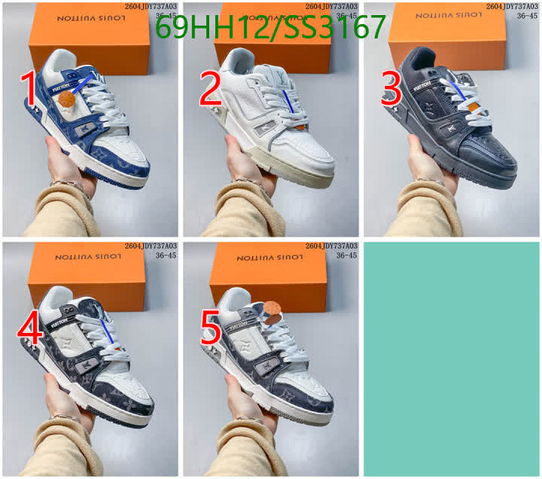 LV-Men shoes Code: SS3167 $: 69USD