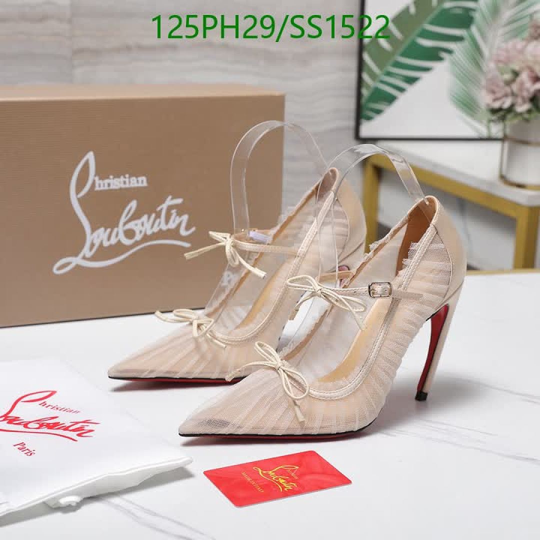 Christian Louboutin-Women Shoes Code: SS1522 $: 125USD
