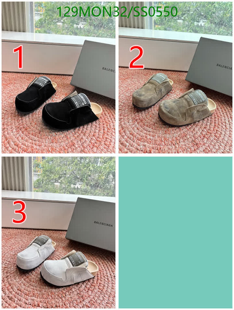 Balenciaga-Women Shoes Code: SS0550 $: 129USD