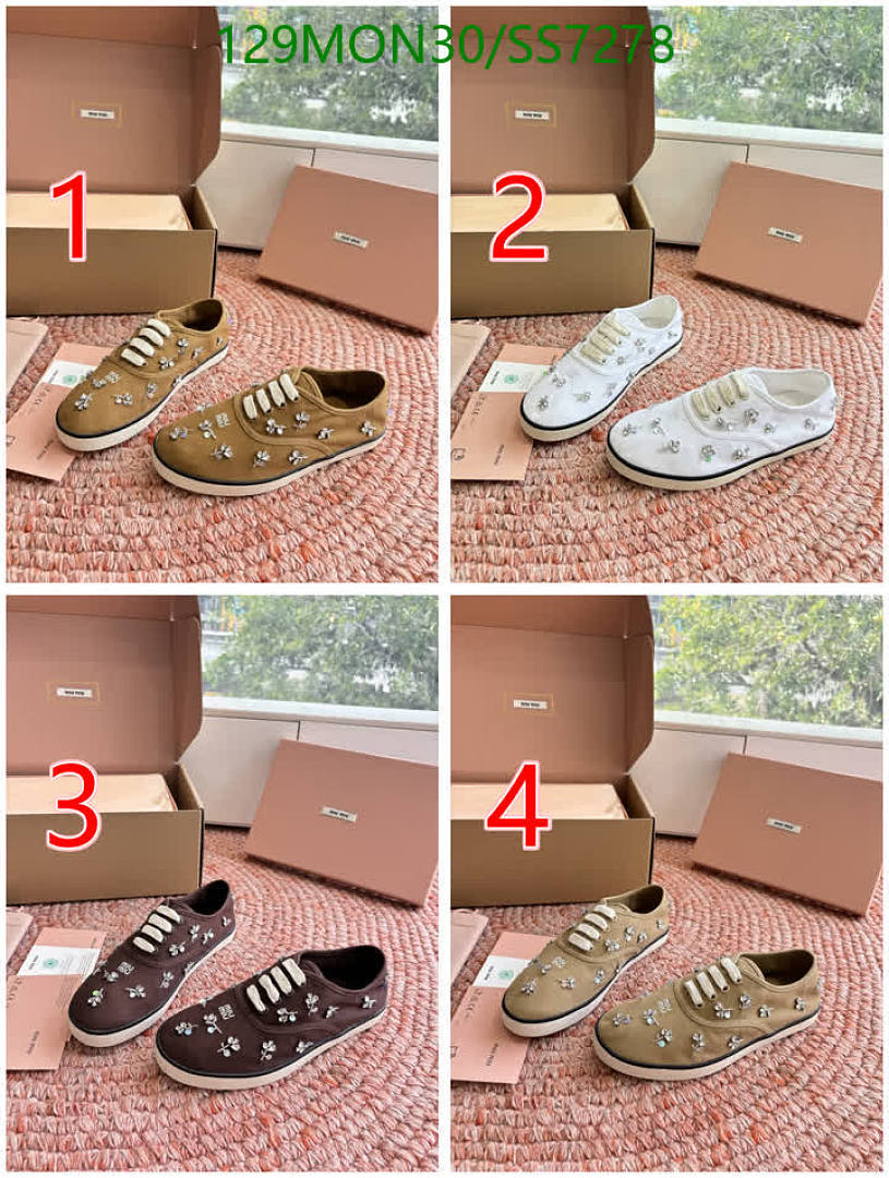 Miu Miu-Women Shoes Code: SS7278 $: 129USD