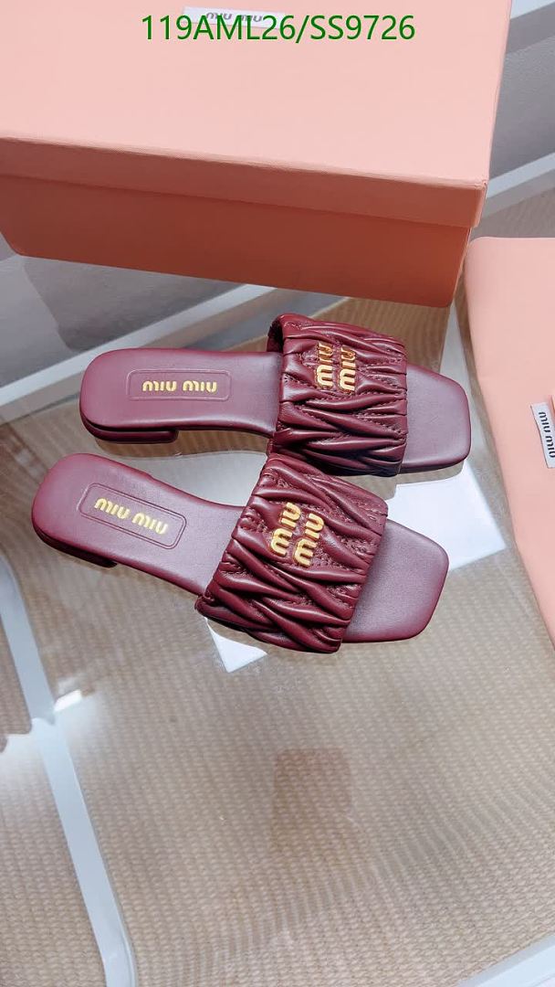 Miu Miu-Women Shoes Code: SS9726 $: 119USD