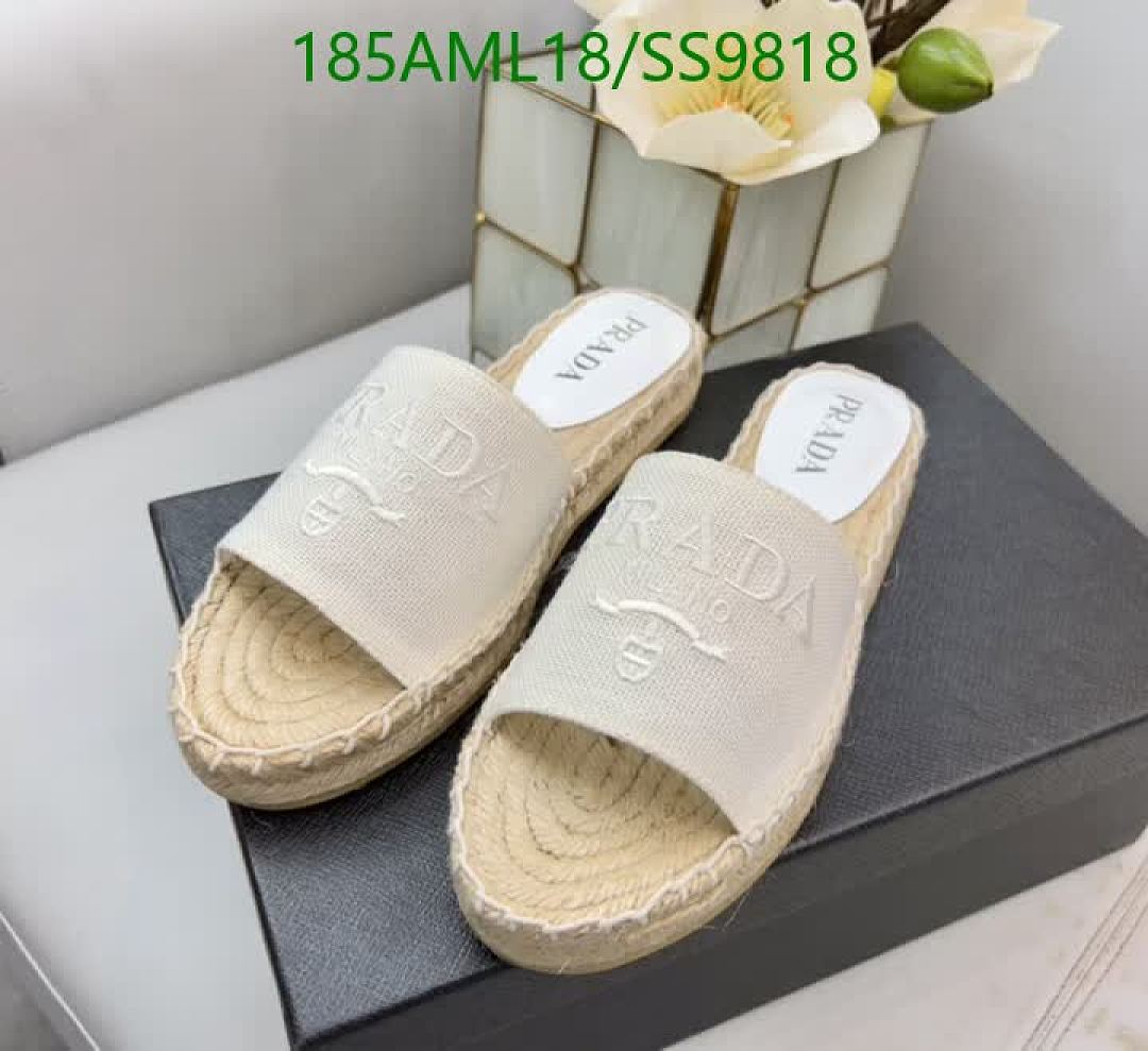 Prada-Women Shoes Code: SS9818 $: 185USD