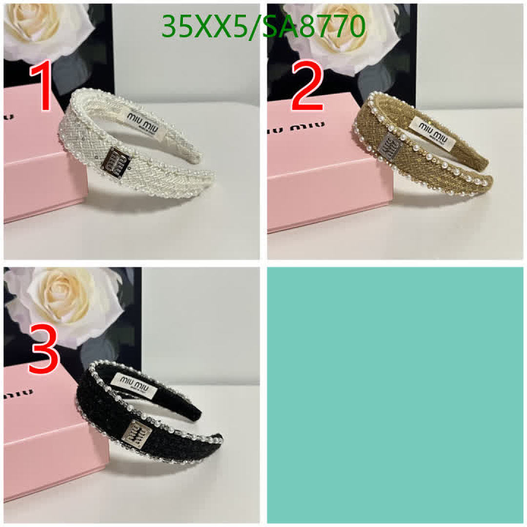 MIU MIU-Headband Code: SA8770 $: 35USD