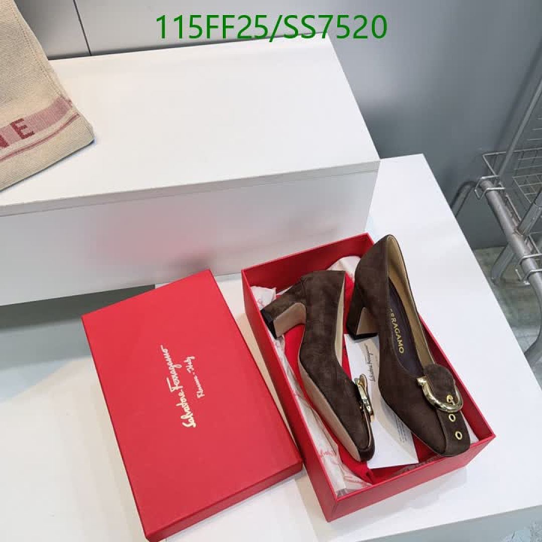 Ferragamo-Women Shoes Code: SS7520 $: 115USD