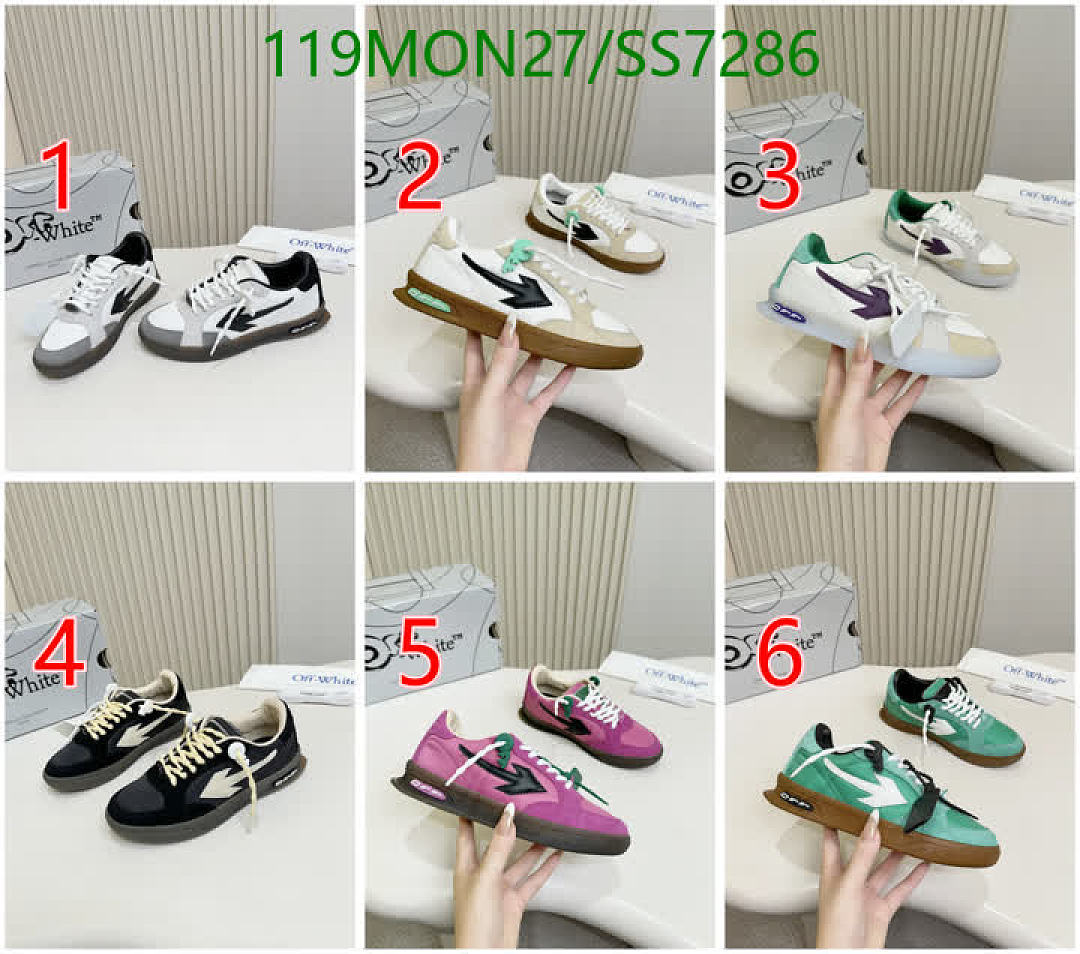 Off-White-Men shoes Code: SS7286 $: 119USD