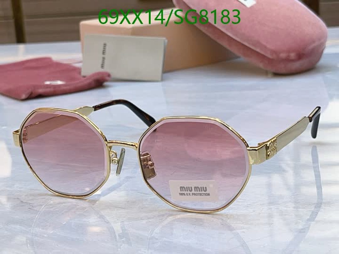 Miu Miu-Glasses Code: SG8183 $: 69USD