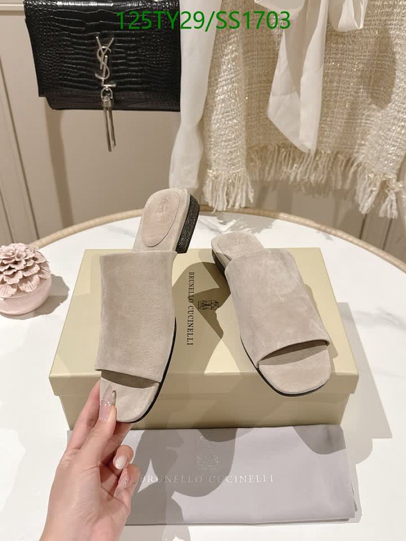 Brunello Cucinelli-Women Shoes Code: SS1703 $: 125USD