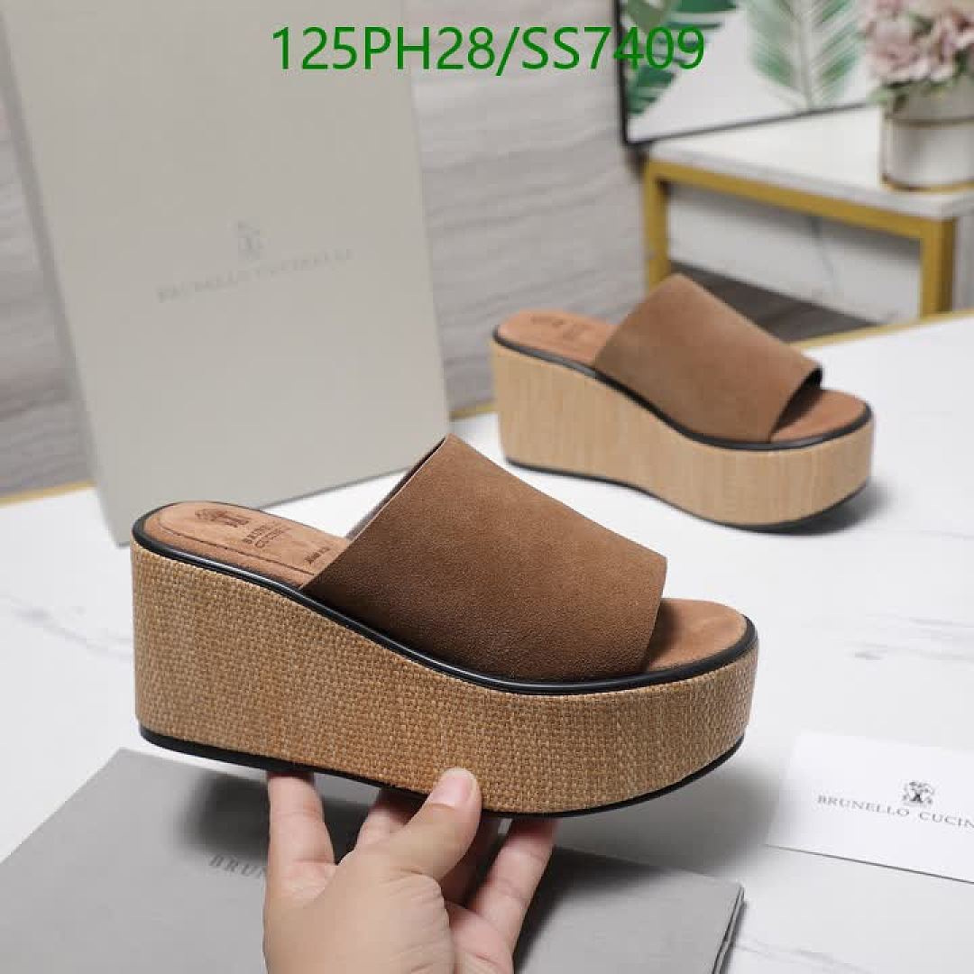Brunello Cucinelli-Women Shoes Code: SS7409 $: 125USD