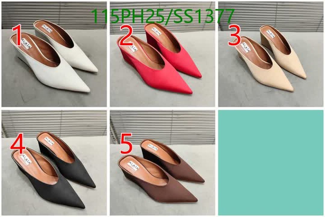 Alaia-Women Shoes Code: SS1377 $: 115USD