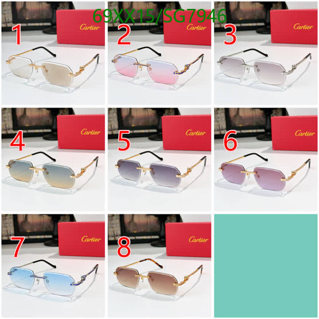 Cartier-Glasses Code: SG7946 $: 69USD