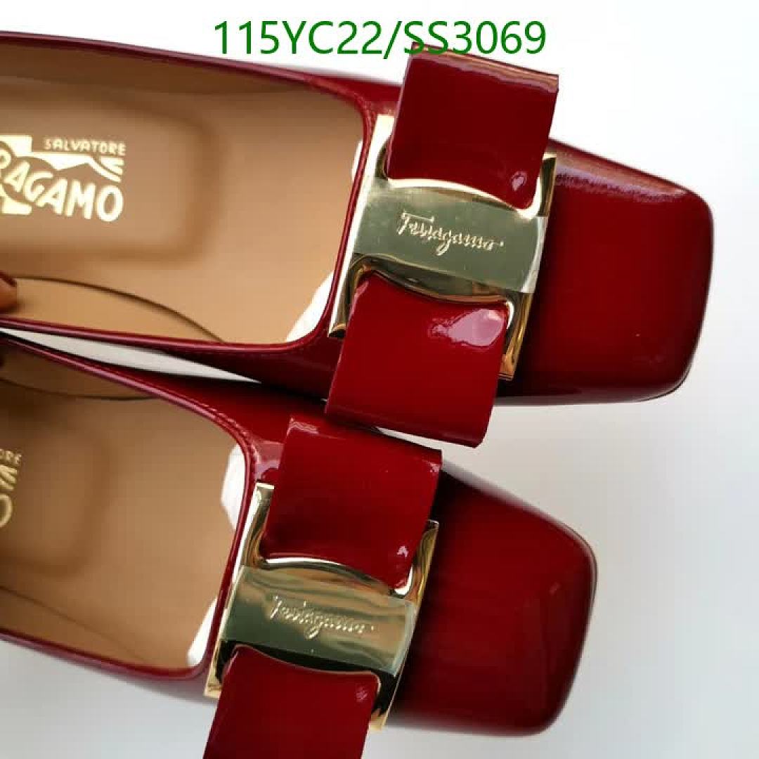Ferragamo-Women Shoes Code: SS3069 $: 115USD