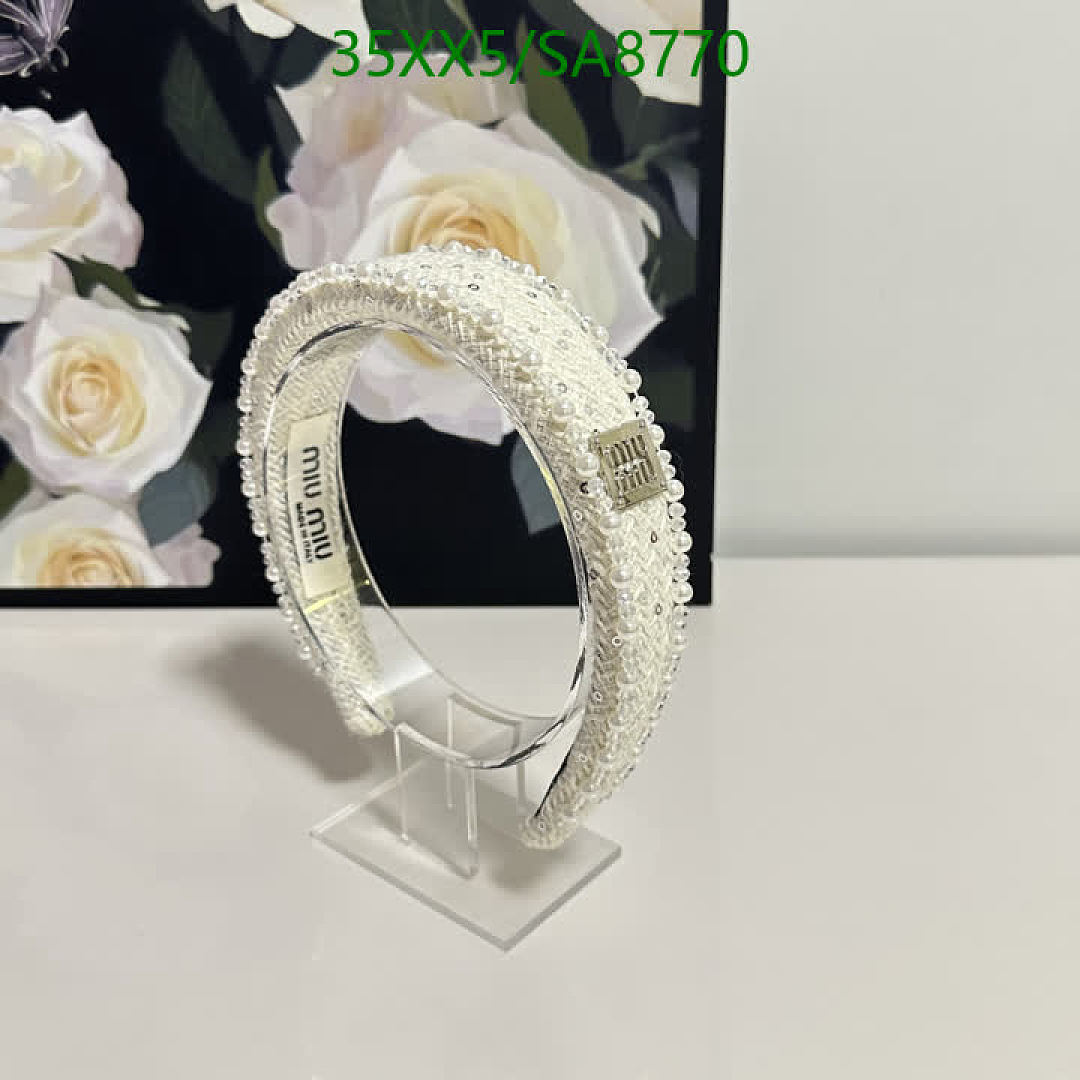 MIU MIU-Headband Code: SA8770 $: 35USD