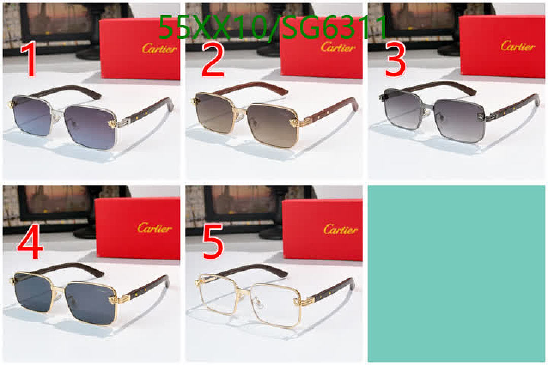 Cartier-Glasses Code: SG6311 $: 55USD