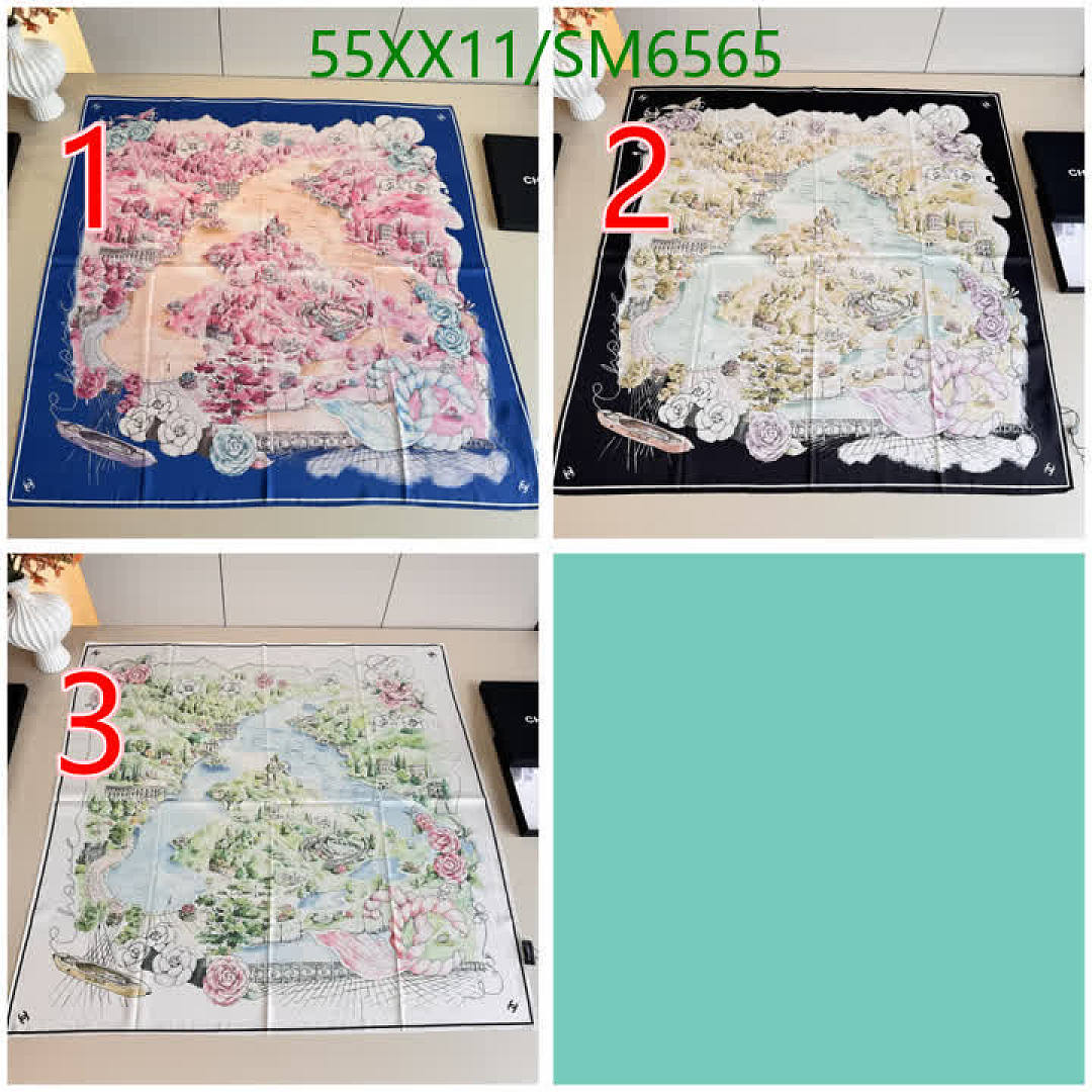 Chanel-Scarf Code: SM6565 $: 55USD