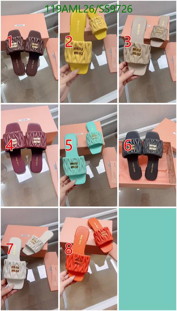 Miu Miu-Women Shoes Code: SS9726 $: 119USD