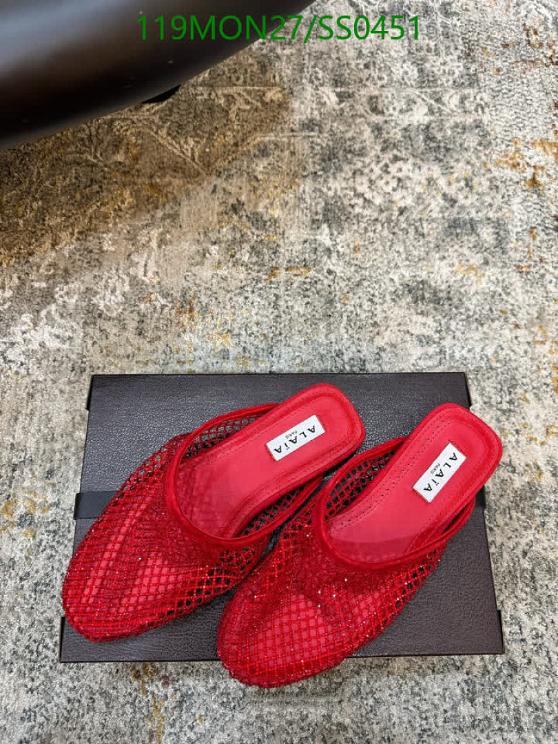Alaia-Women Shoes Code: SS0451 $: 119USD