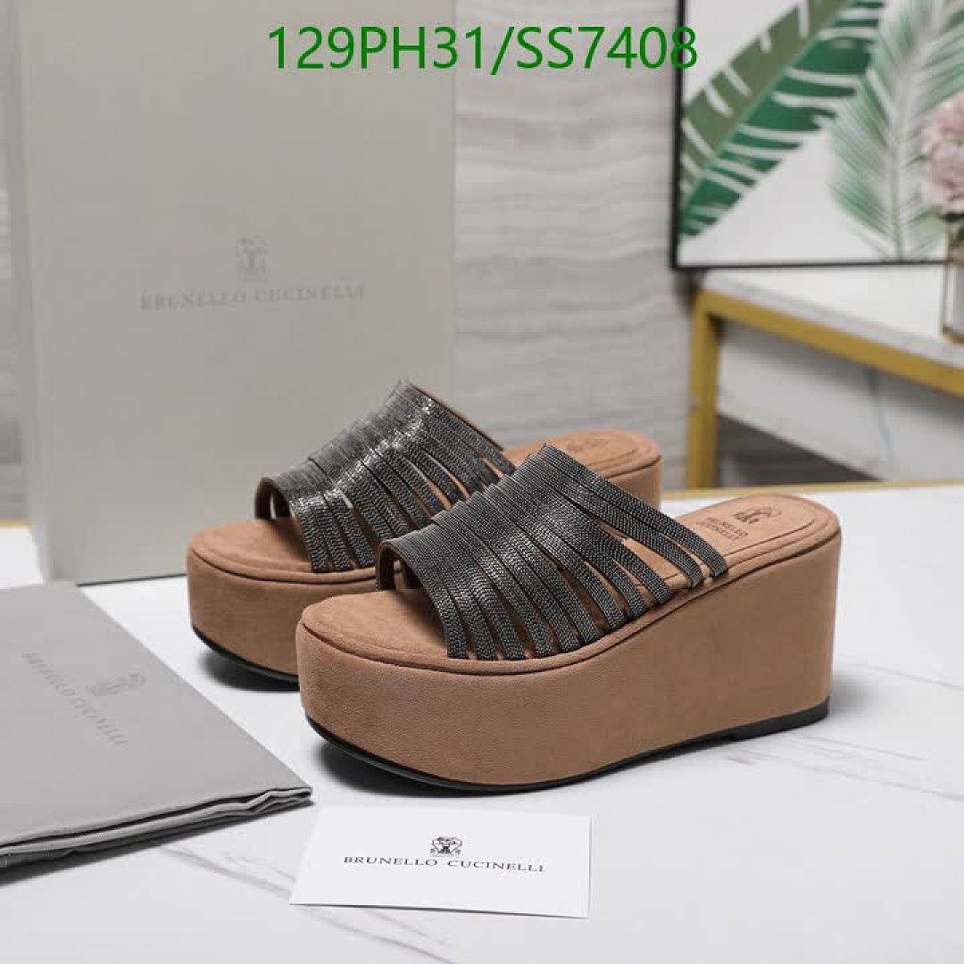 Brunello Cucinelli-Women Shoes Code: SS7408 $: 129USD