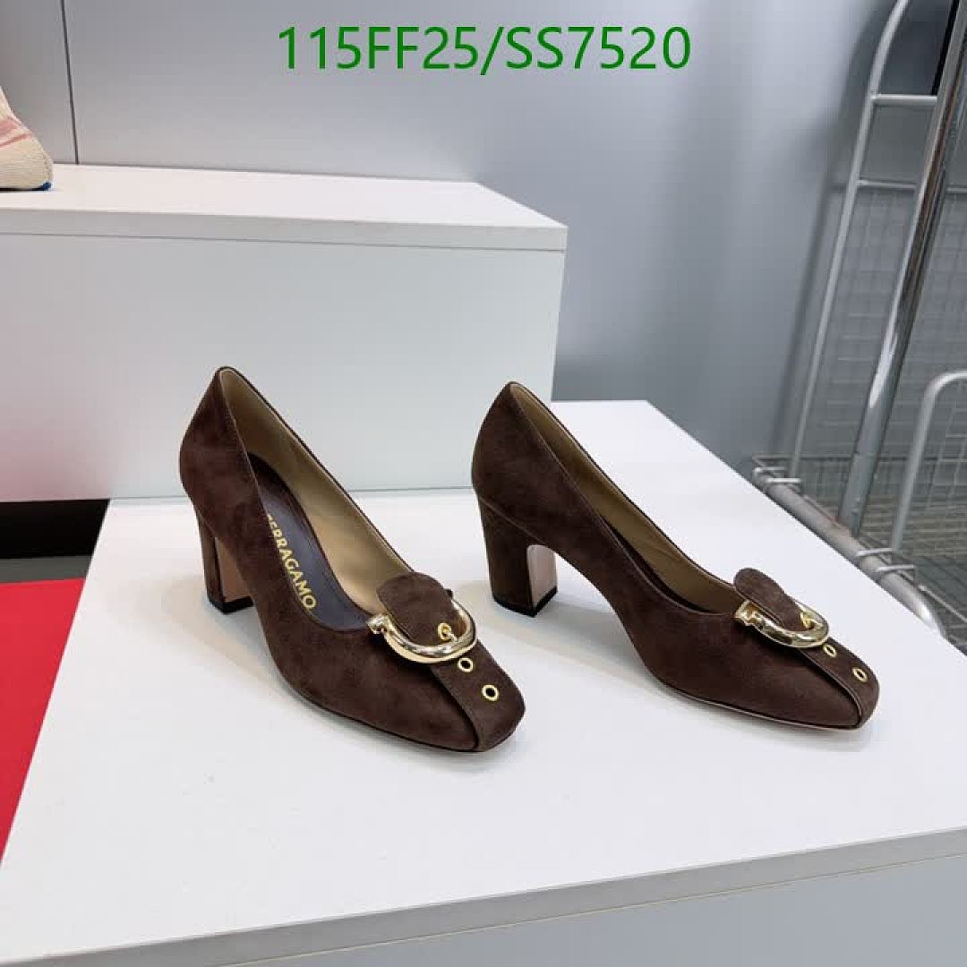 Ferragamo-Women Shoes Code: SS7520 $: 115USD