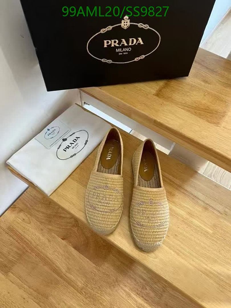 Prada-Women Shoes Code: SS9827 $: 99USD