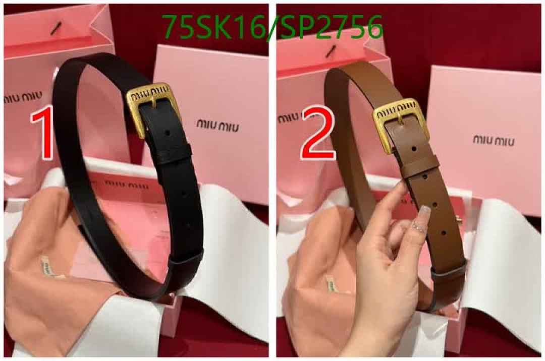 MIU MIU-Belts Code: SP2756 $: 75USD
