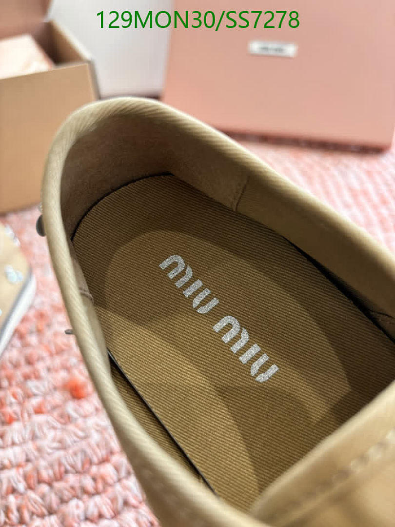 Miu Miu-Women Shoes Code: SS7278 $: 129USD