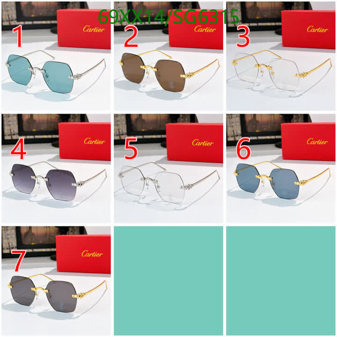 Cartier-Glasses Code: SG6315 $: 69USD
