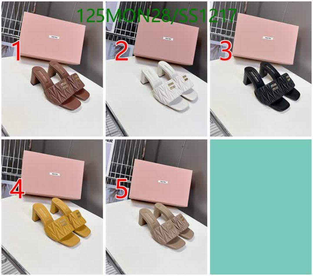 Miu Miu-Women Shoes Code: SS1217 $: 125USD