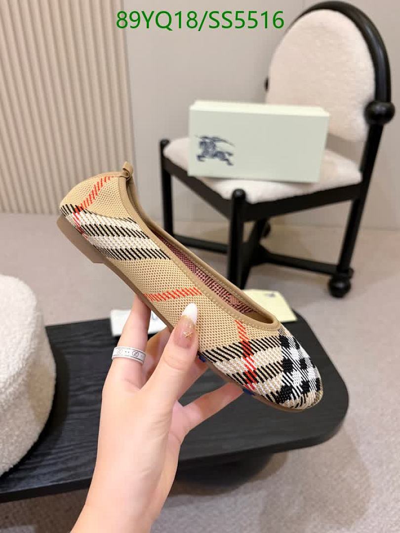 Burberry-Women Shoes Code: SS5516 $: 89USD