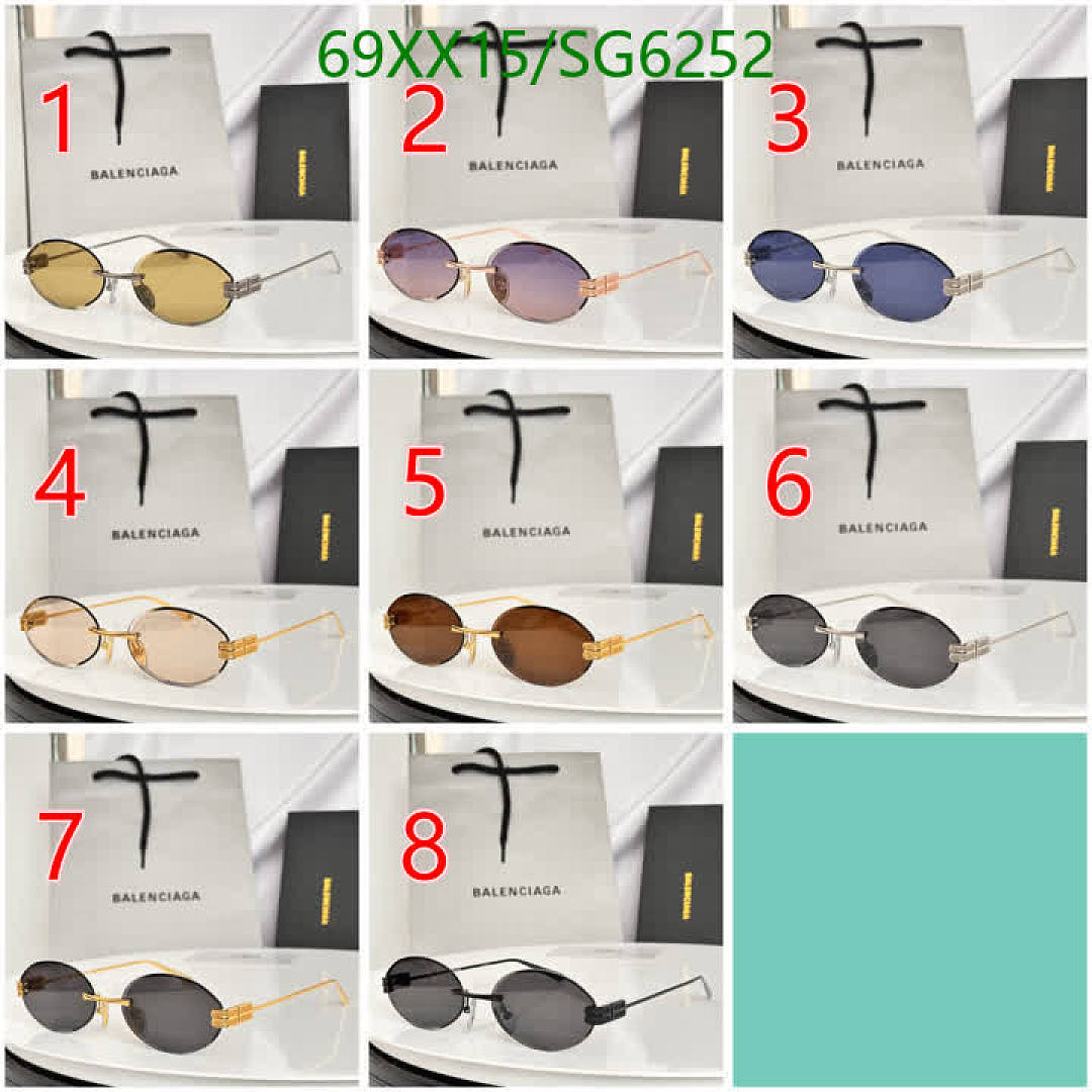 Balenciaga-Glasses Code: SG6252 $: 69USD