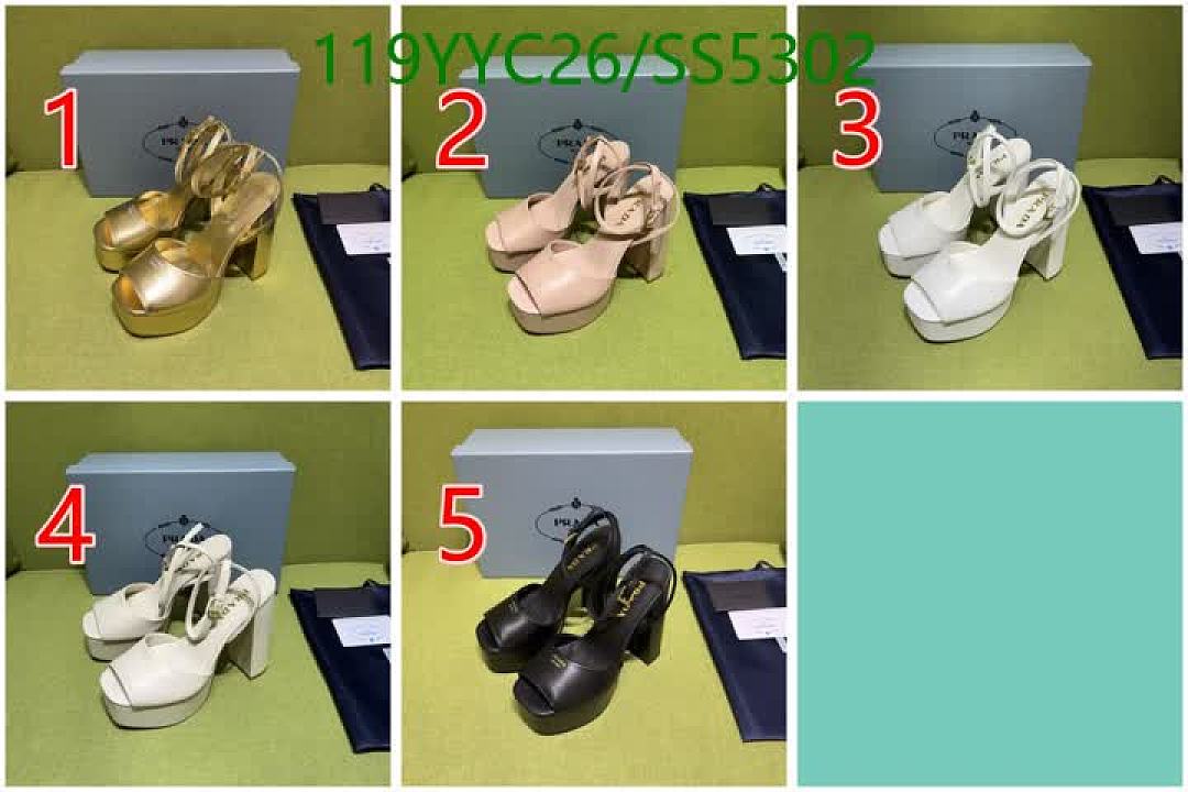 Prada-Women Shoes Code: SS5302 $: 119USD