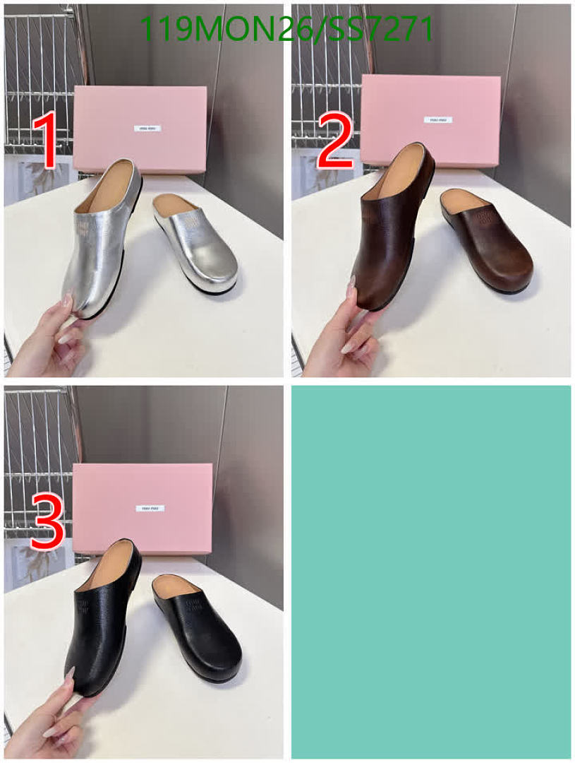 Miu Miu-Women Shoes Code: SS7271 $: 119USD
