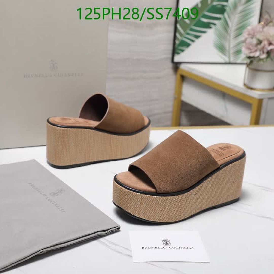 Brunello Cucinelli-Women Shoes Code: SS7409 $: 125USD