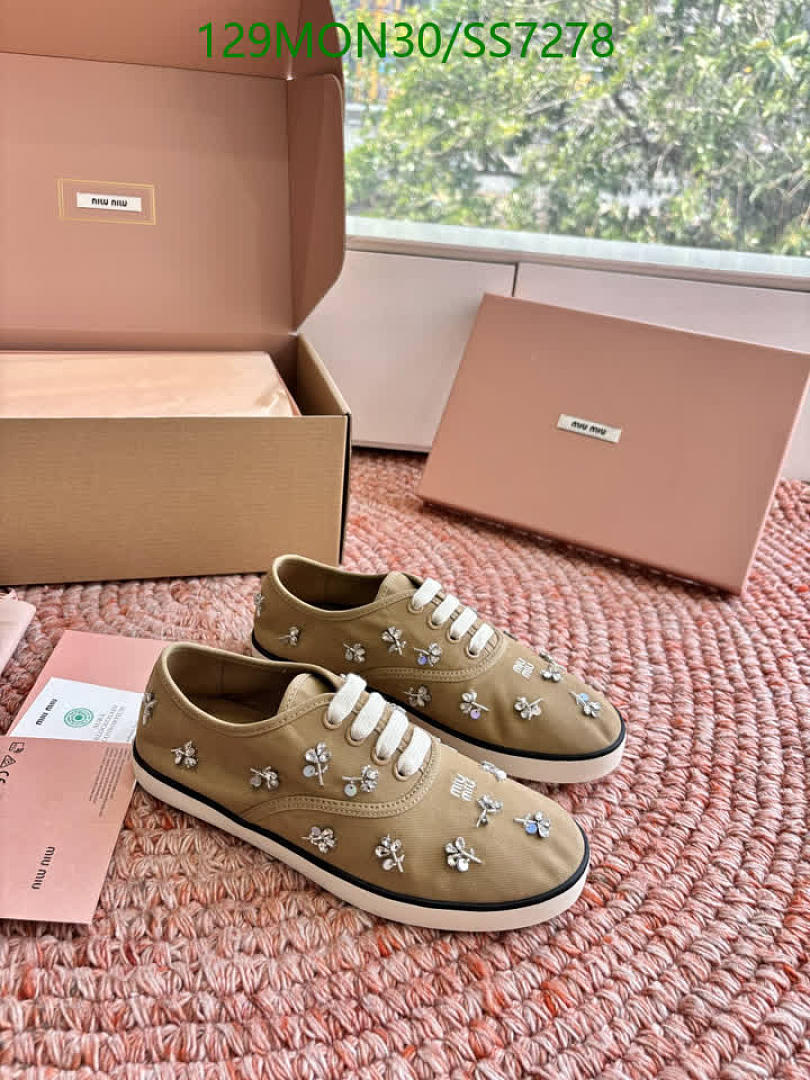 Miu Miu-Women Shoes Code: SS7278 $: 129USD
