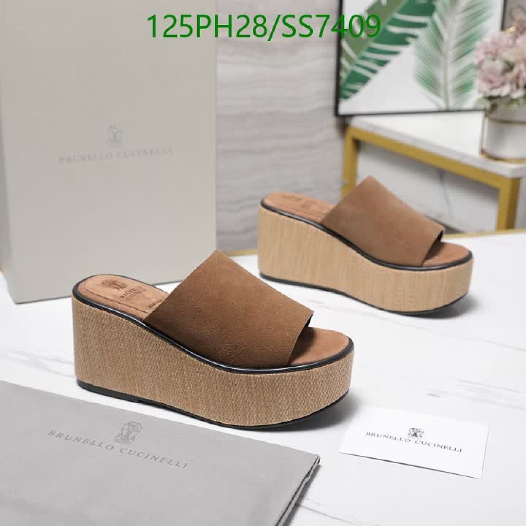 Brunello Cucinelli-Women Shoes Code: SS7409 $: 125USD