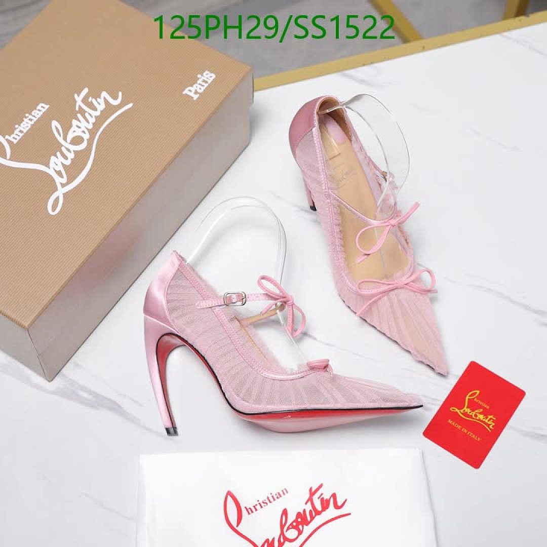 Christian Louboutin-Women Shoes Code: SS1522 $: 125USD