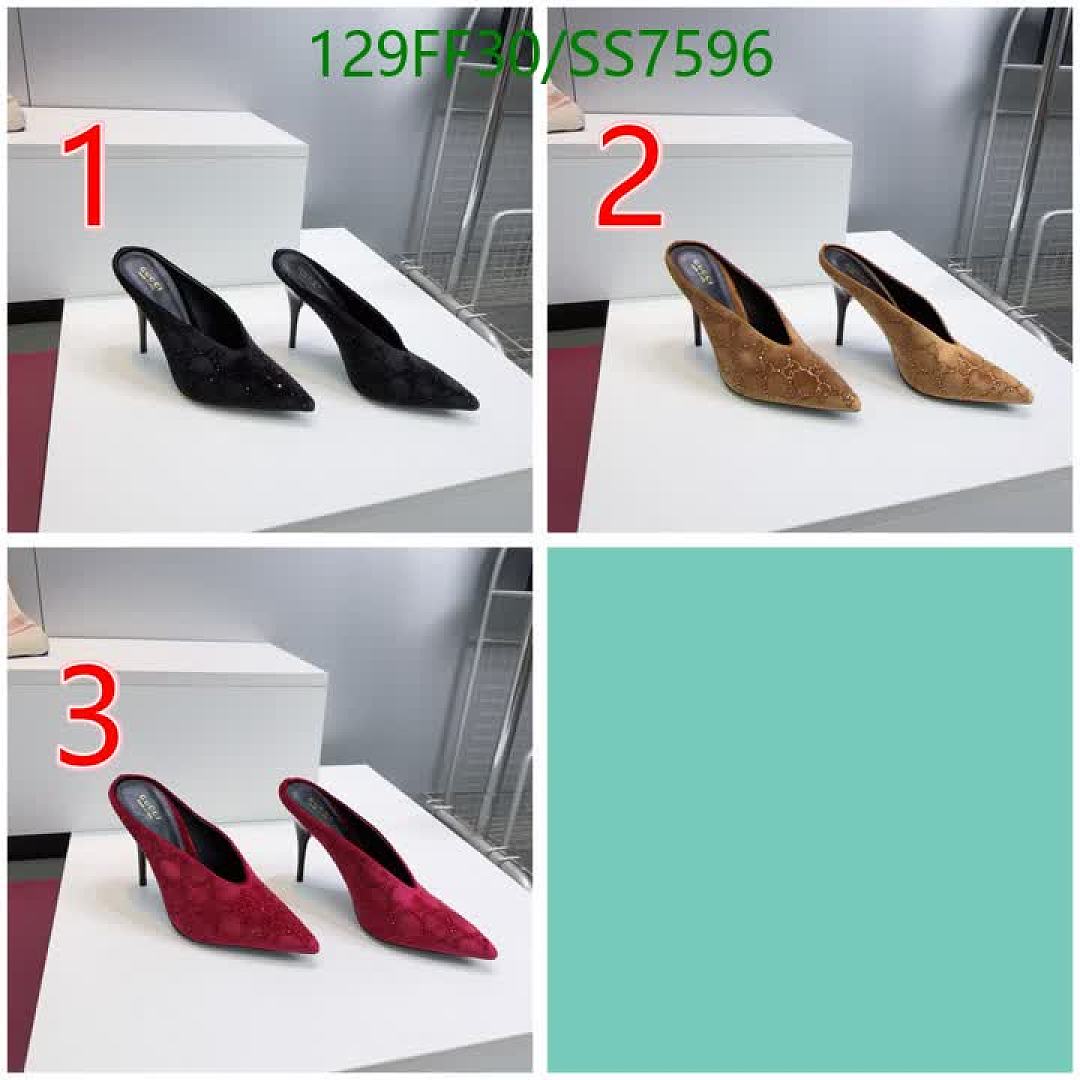 Gucci-Women Shoes Code: SS7596 $: 129USD
