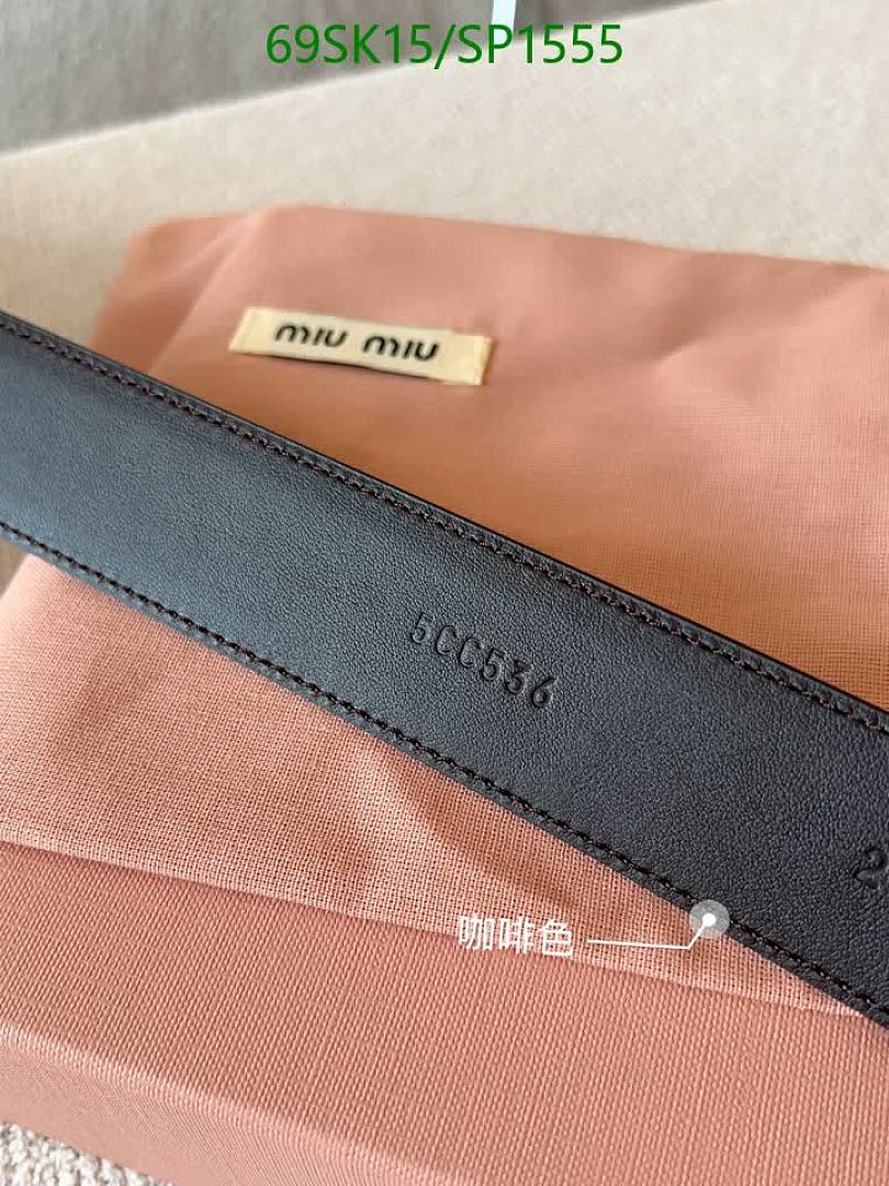 MIU MIU-Belts Code: SP1555 $: 69USD