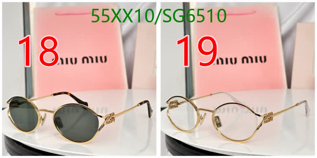 Miu Miu-Glasses Code: SG6510 $: 55USD