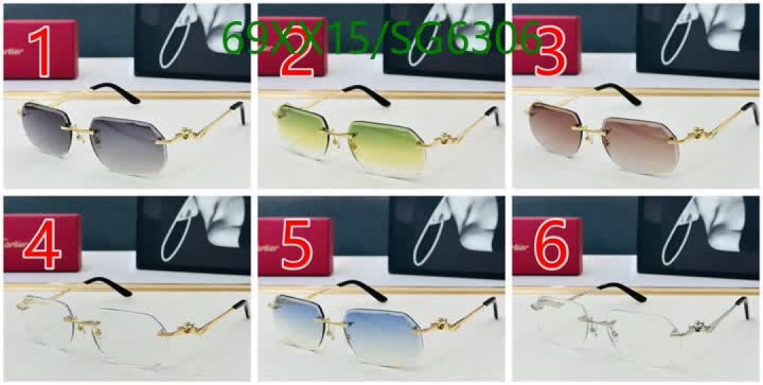 Cartier-Glasses Code: SG6306 $: 69USD