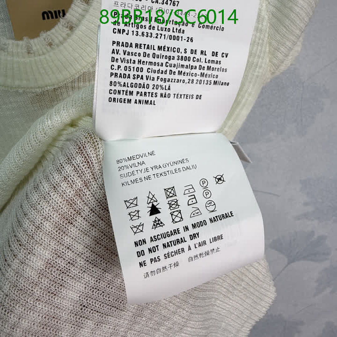 Miu Miu-Clothing Code: SC6014 $: 89USD