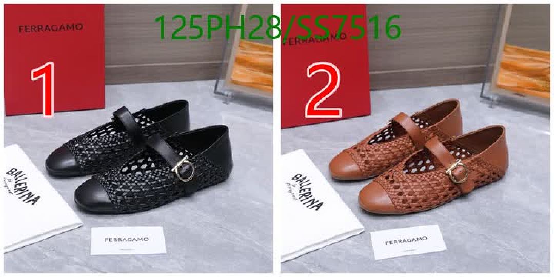 Ferragamo-Women Shoes Code: SS7516 $: 125USD