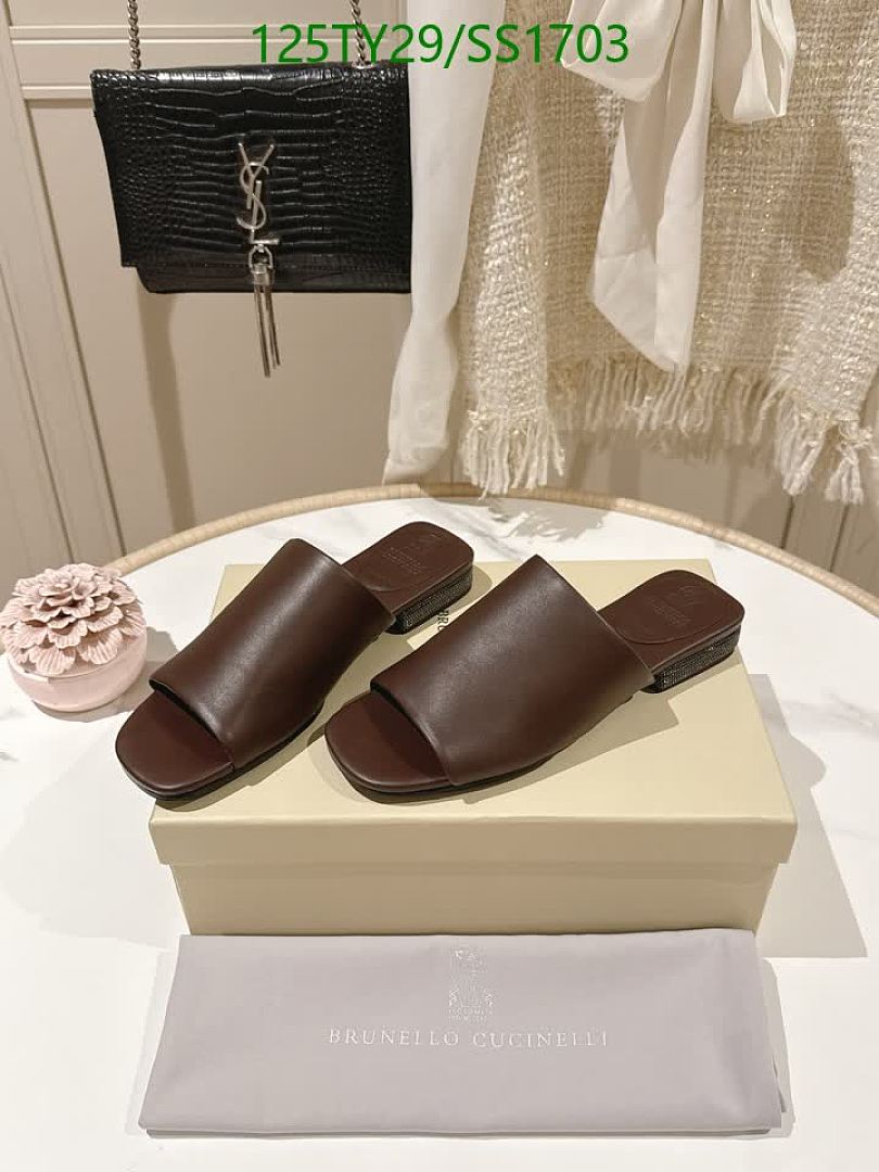 Brunello Cucinelli-Women Shoes Code: SS1703 $: 125USD