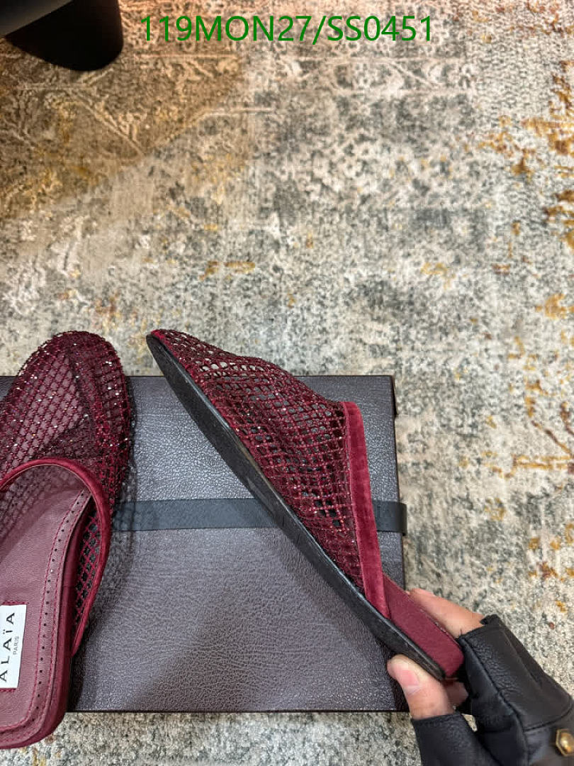 Alaia-Women Shoes Code: SS0451 $: 119USD
