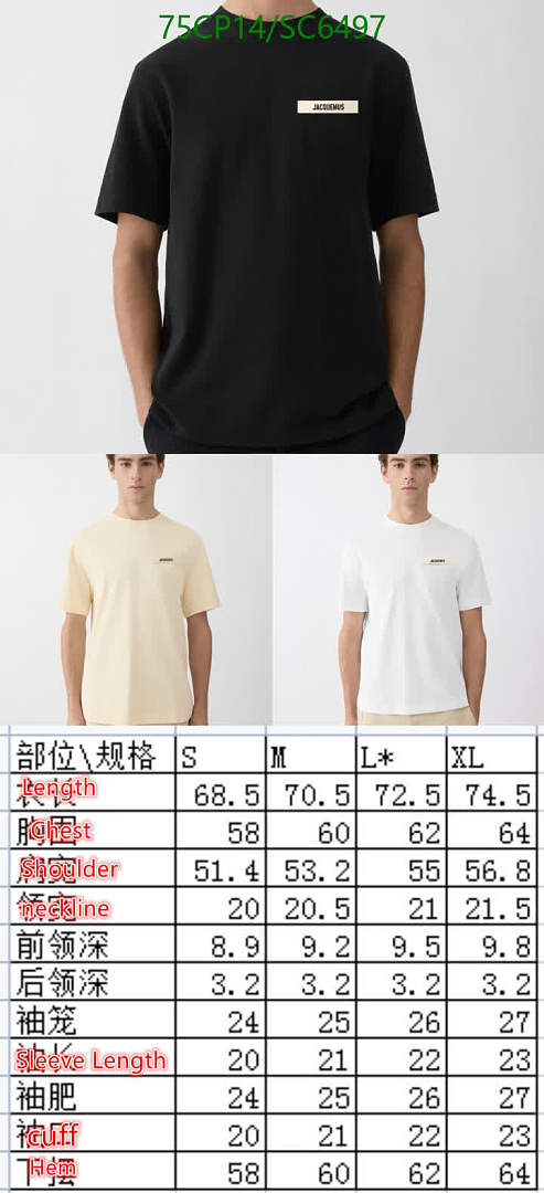 Jacquemus-Clothing Code: SC6497 $: 75USD
