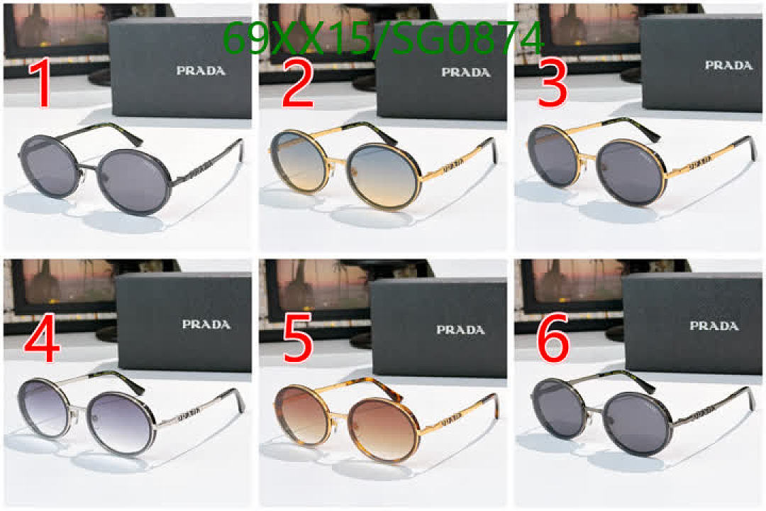 Prada-Glasses Code: SG0874 $: 69USD