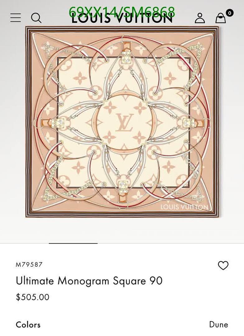 LV-Scarf Code: SM6868 $: 69USD