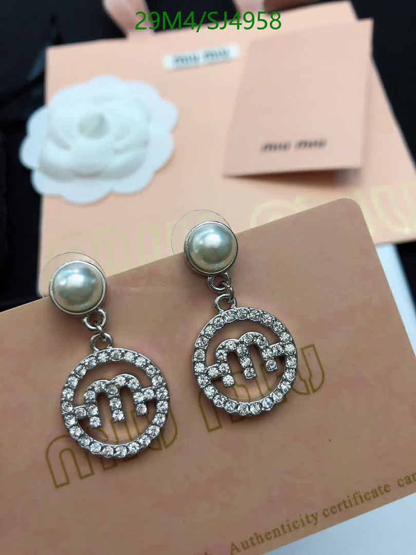 Miu Miu-Jewelry Code: SJ4958 $: 29USD