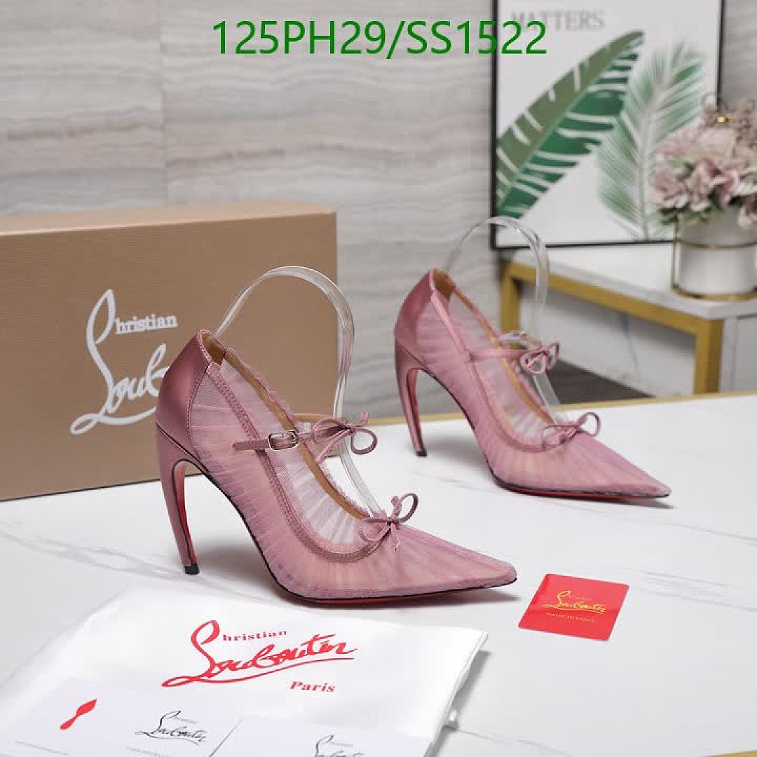 Christian Louboutin-Women Shoes Code: SS1522 $: 125USD